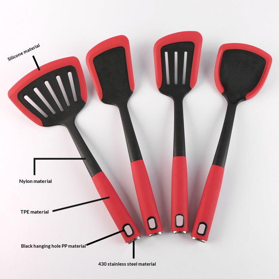 Silicone-Wrapped Nylon Kitchen Utensil