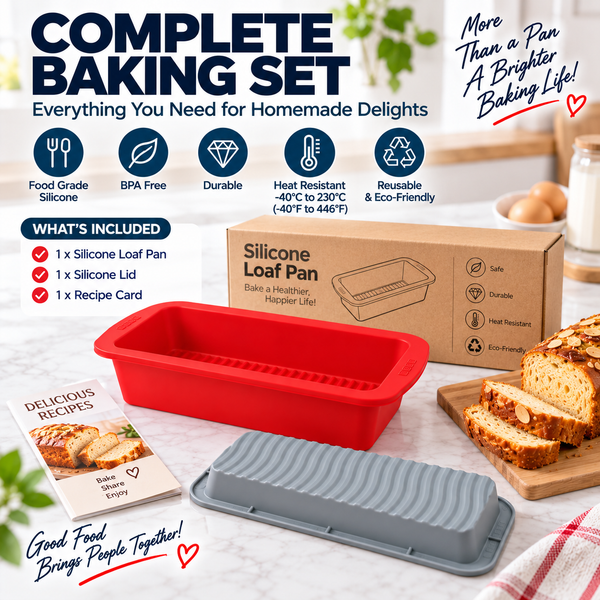 Non-Stick Silicone Loaf Pan
