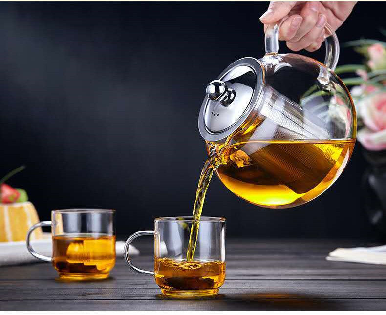 Heat-Resistant Glass Teapot