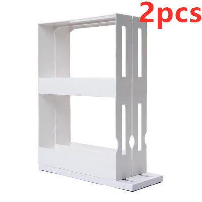 Rotating Spice Rack - White 2pcs