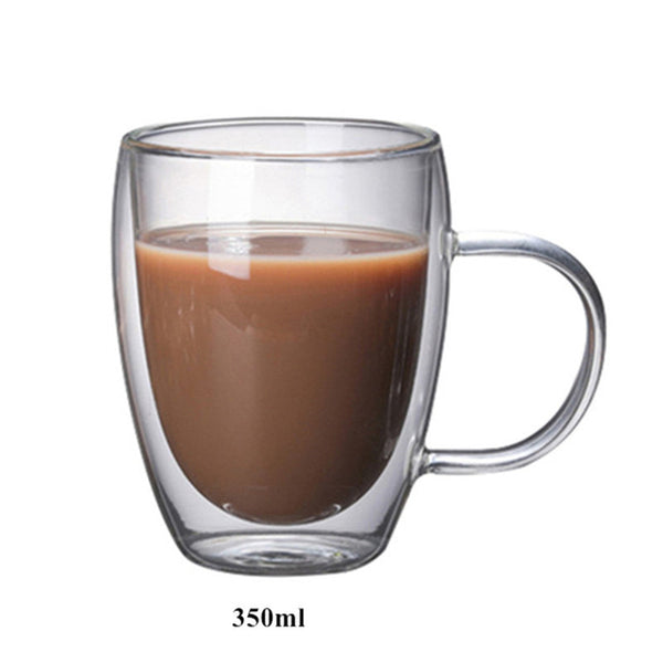 Double-Wall Glass Coffee Mug