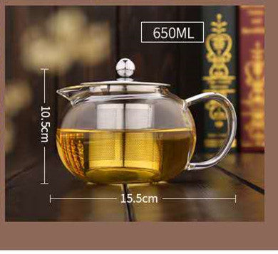Heat-Resistant Glass Teapot