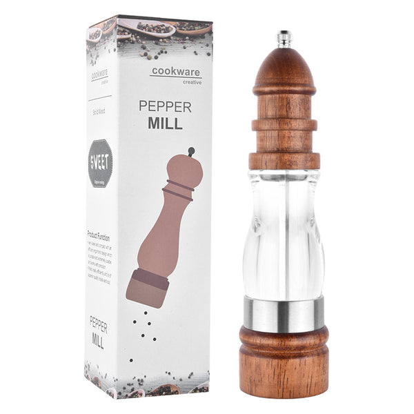 Wooden Salt and Pepper Grinder Set