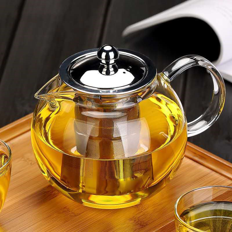 Heat-Resistant Glass Teapot
