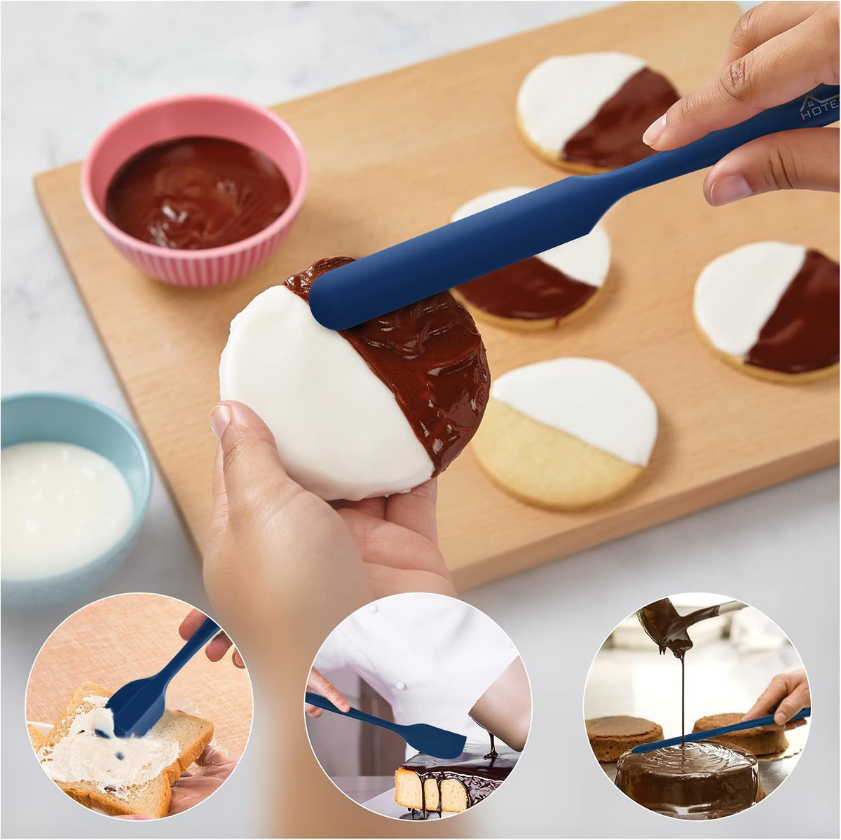 Heat-Resistant Silicone Spatula Set