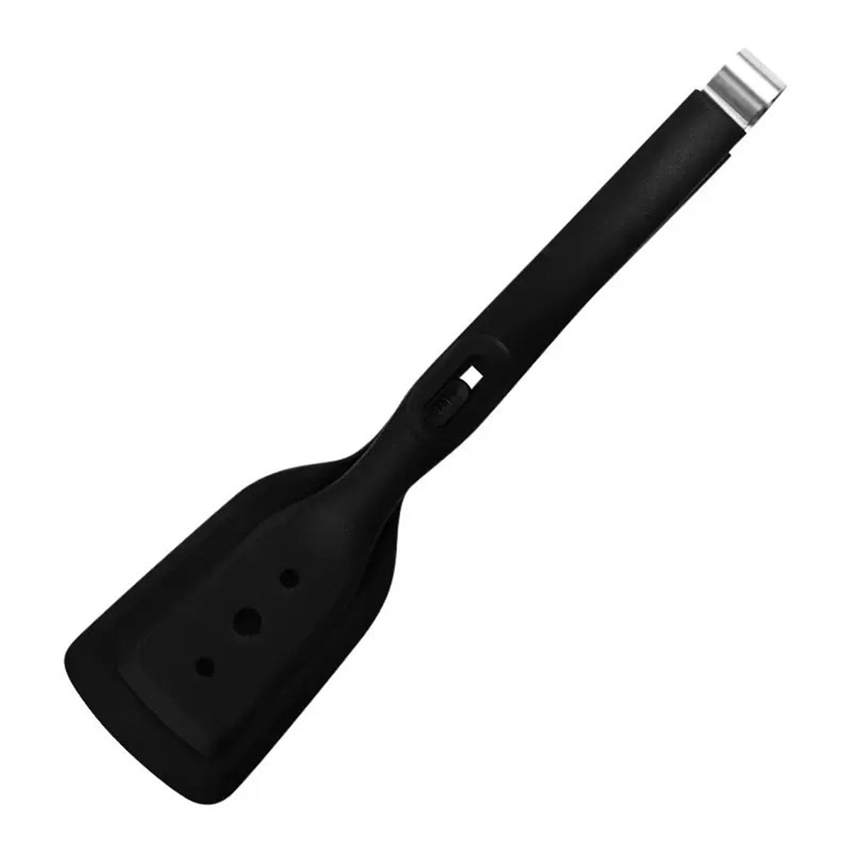 2-in-1 Silicone Spatula Tongs - Black