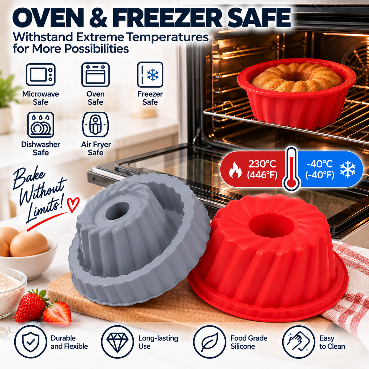 Silicone Bundt Cake Mould