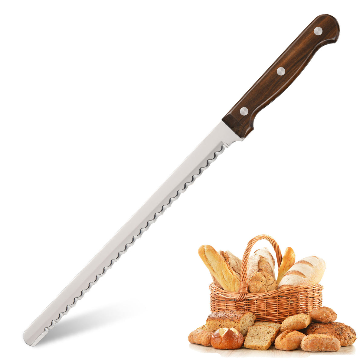 10-Inch Mirror-Polish High-Carbon Blade