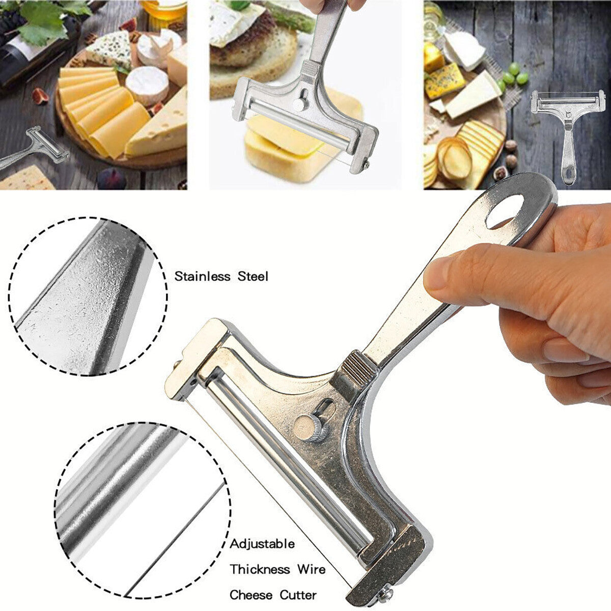 Adjustable Wire Cheese Slicer
