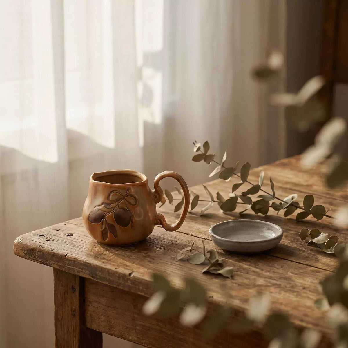 Kiln-Glaze Stoneware Coffee Mug