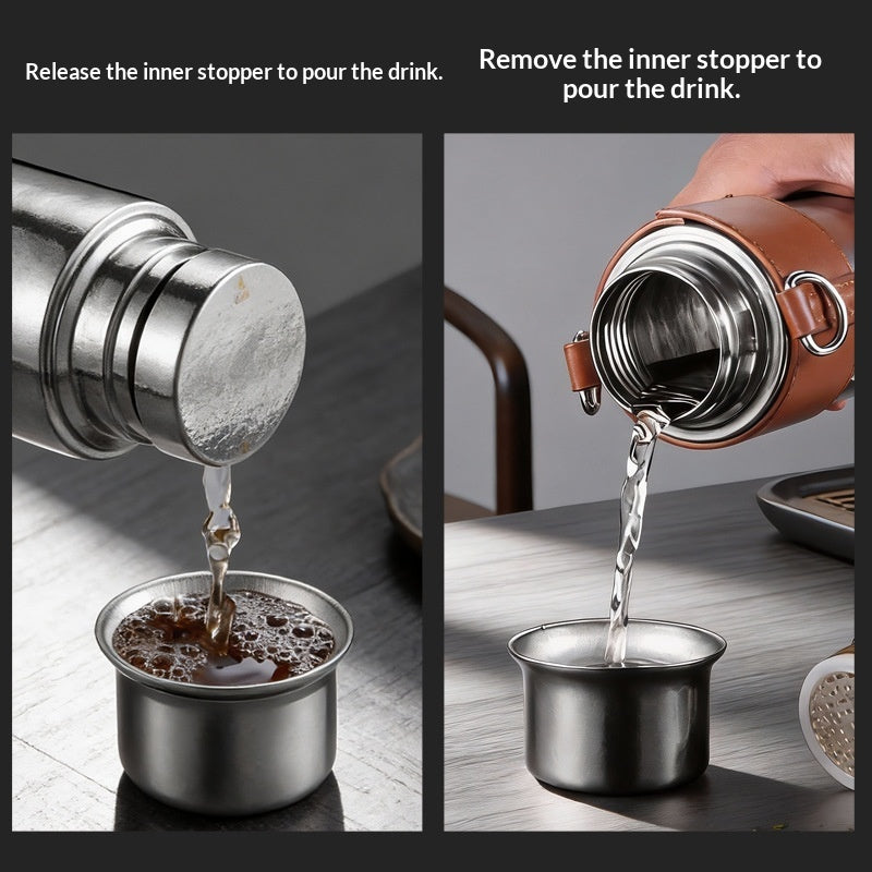 Double-Wall Insulated Tea Tumbler with Infuser