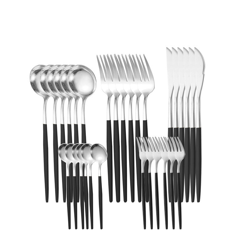 30-Piece Stainless Steel Cutlery Set