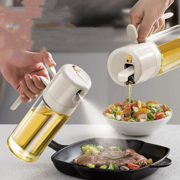 2-in-1 Oil Sprayer and Pourer Bottle