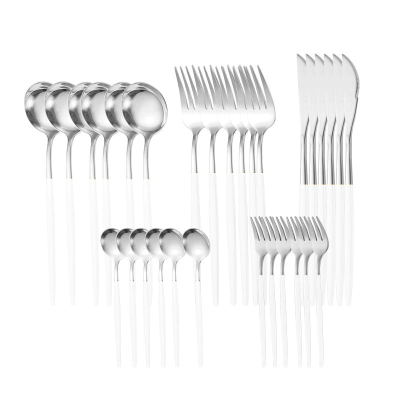 30-Piece Stainless Steel Cutlery Set