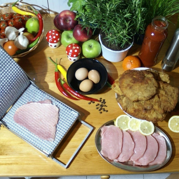 Meat Mallet and Pressing Tool