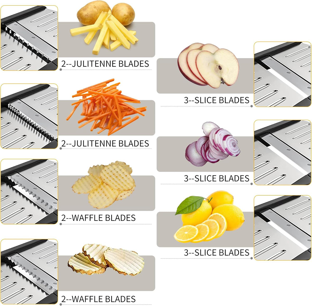 7-in-1 Adjustable Mandoline Slicer