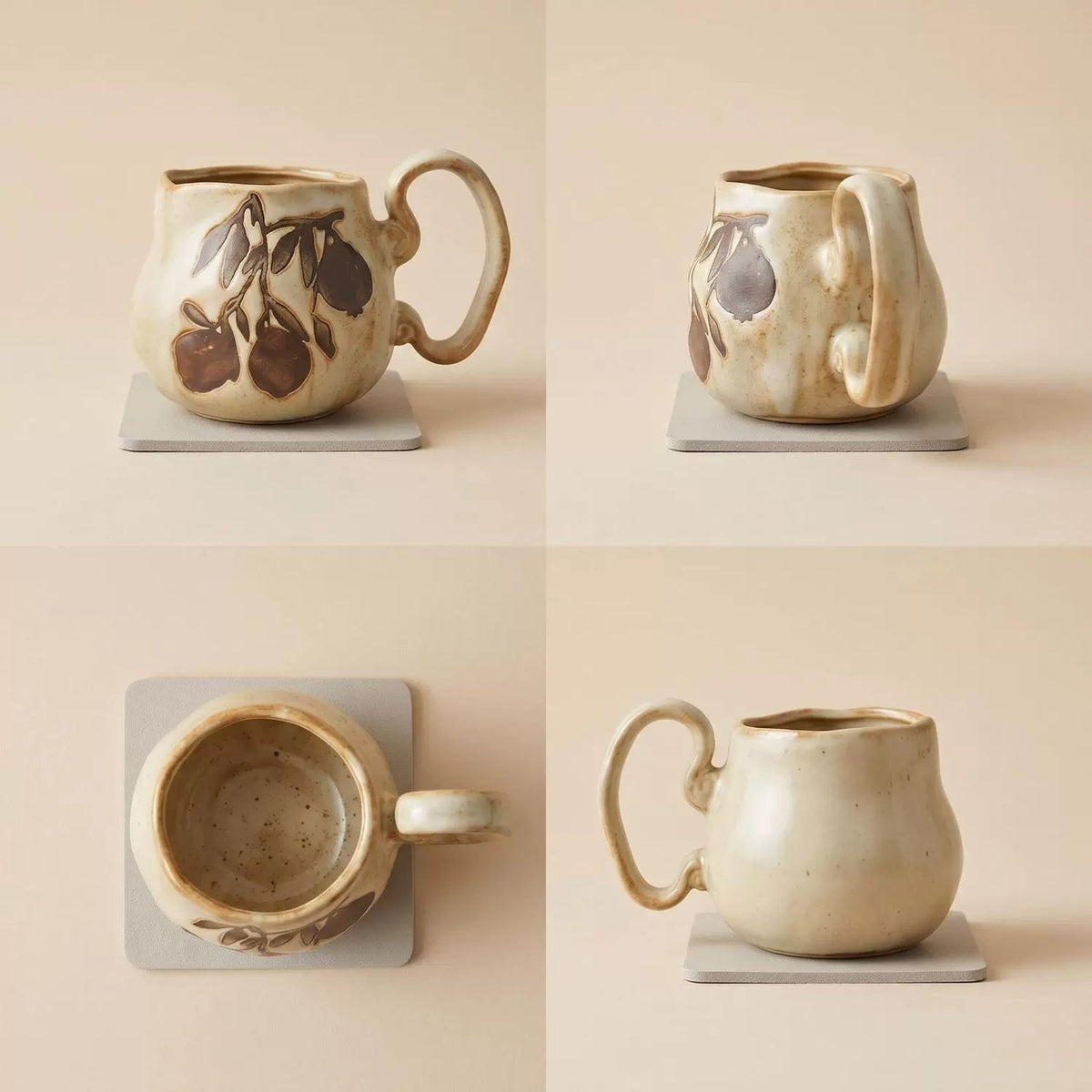 Kiln-Glaze Stoneware Coffee Mug