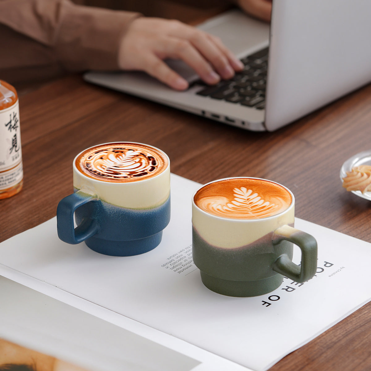 Kiln-Change Ceramic Coffee Cup Gift Set