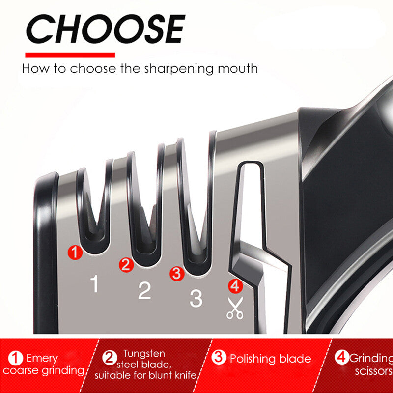 4-in-1 Diamond Knife Sharpener
