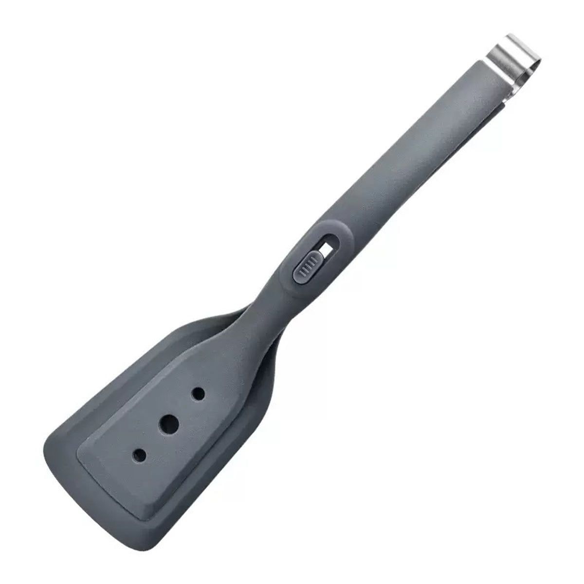 2-in-1 Silicone Spatula Tongs - Grey