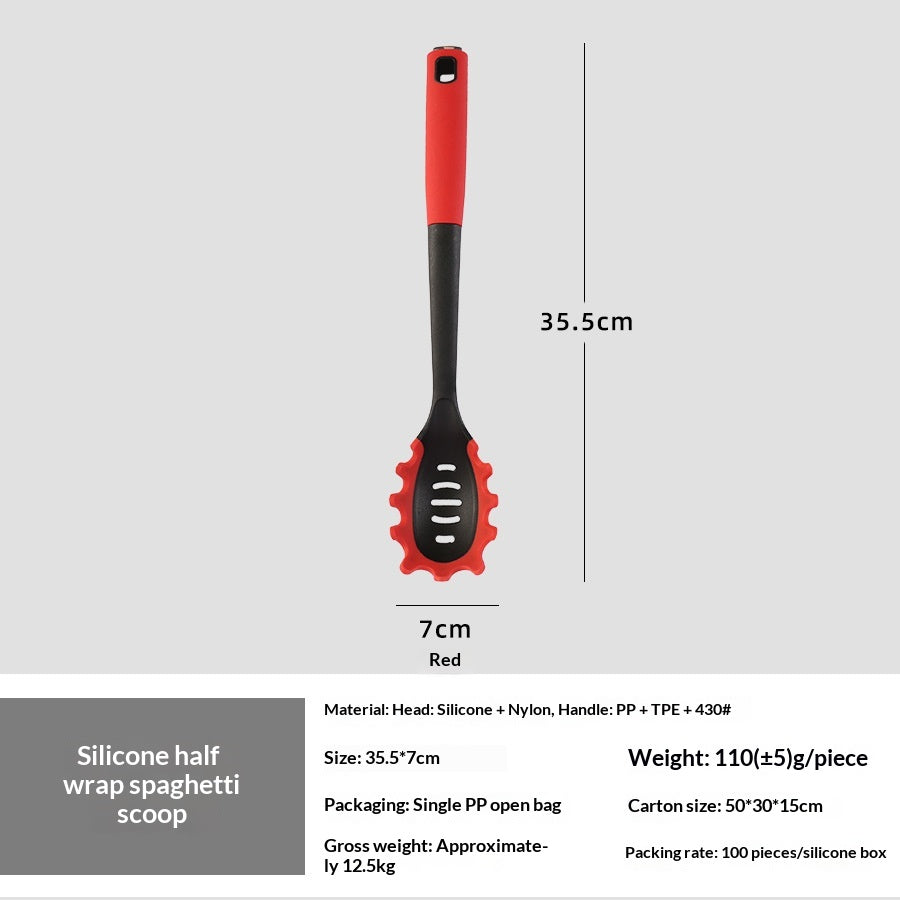 Silicone-Wrapped Nylon Kitchen Utensil