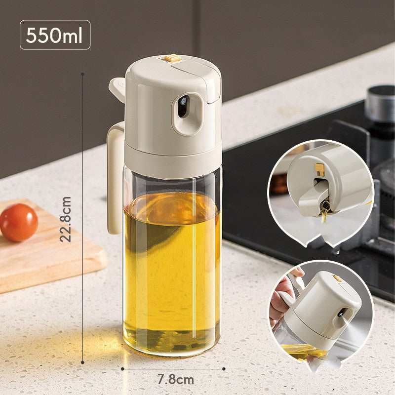2-in-1 Oil Sprayer and Pourer Bottle