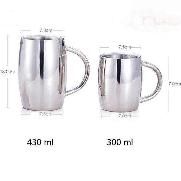 Double-Wall Stainless Steel Coffee Tumbler
