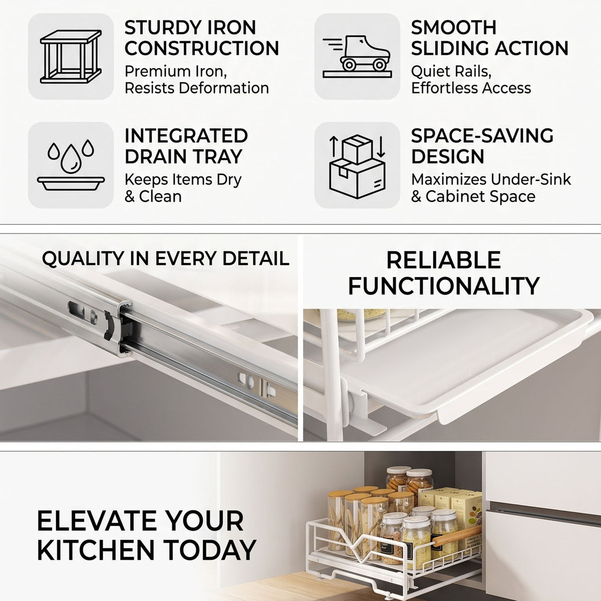Pull-Out Cabinet Organiser