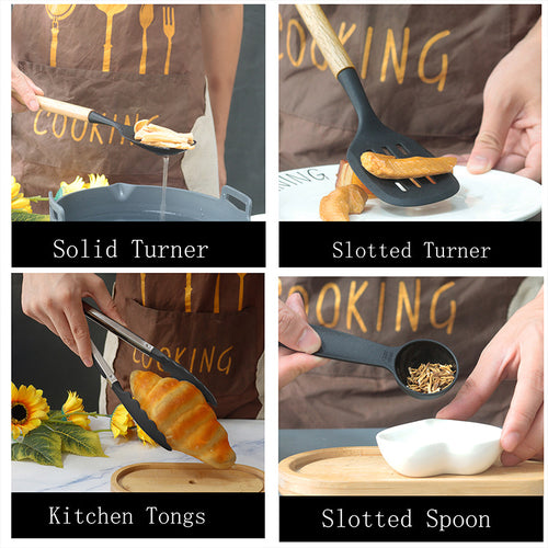 12-Piece Silicone Utensil Set